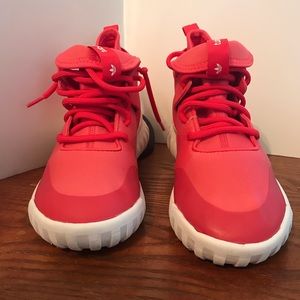 Adidas Tubular X Sneakers, Joy / White Size 6Y